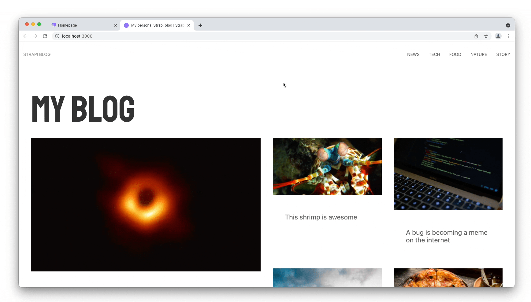 GIF: Updated Next blog front end